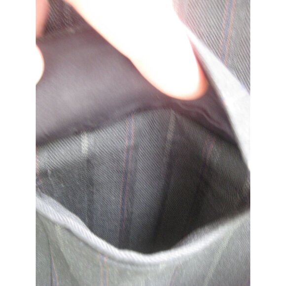 Jones New York Blazer 14 Stretch Single Breasted One Button Stripe - Picture 9 of 13